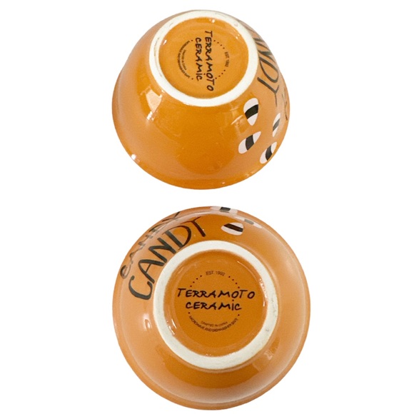 NEW Terramoto Ceramics CANDY CANDY Tidbit Bowl Set/2 ๐๐ - Picture 5 of 6